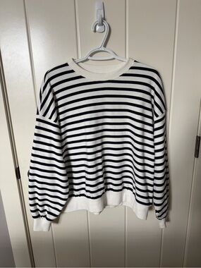 H&M striped sweatshirt